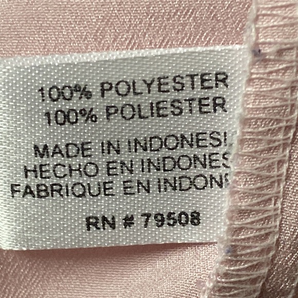 Violet & Claire Mauve Sleeveless Layered Dressy Tank Top Sheer Blouse Size L - Picture 6 of 8